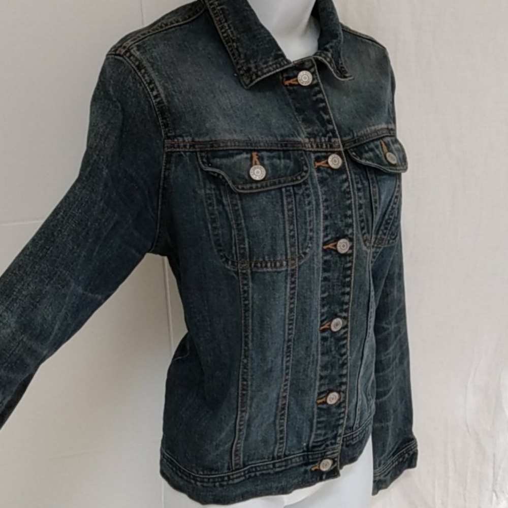 Vintage Old Navy Denim Jean Jacket sz M - Picture 2 of 8